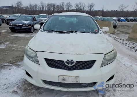 2010 Toyota Corolla Base from USA, damaged, VIN 2T1BU4EE0AC349787